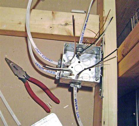 ceiling junction box wiring|installing ceiling light electrical box.